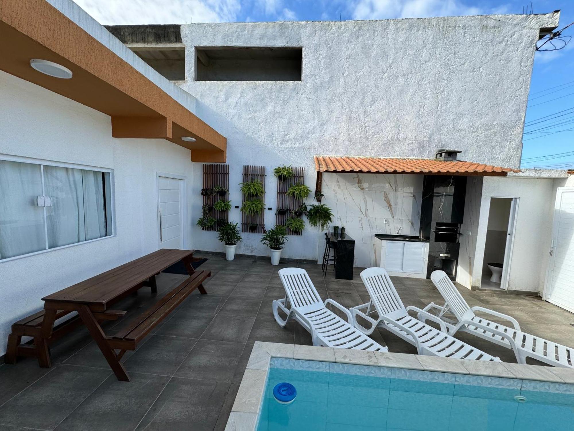 Casa Compacta Com Piscina Villa Guarujá Buitenkant foto