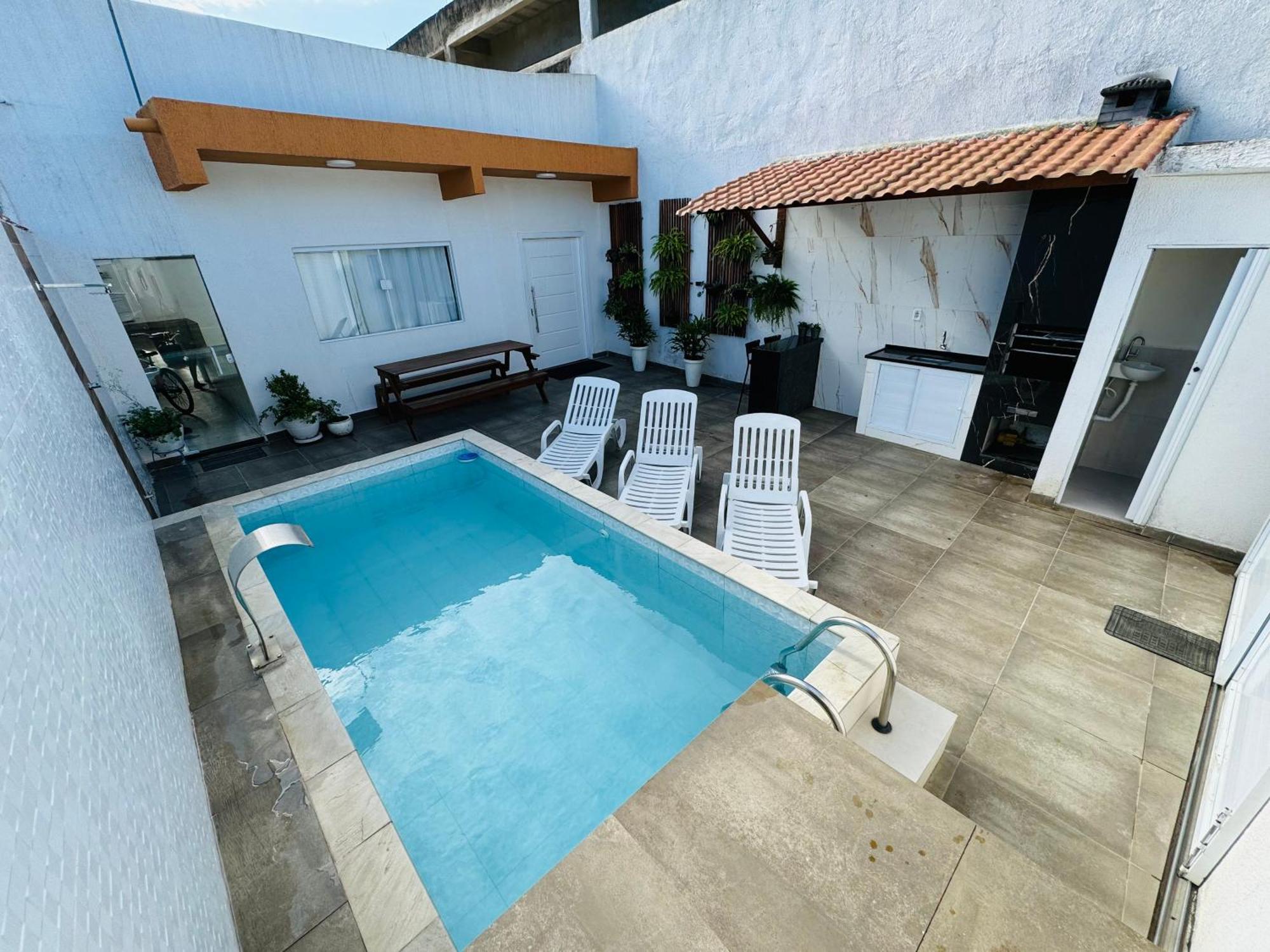 Casa Compacta Com Piscina Villa Guarujá Buitenkant foto